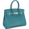 Hermès Birkin 30 Blue Pale Clemence GHW