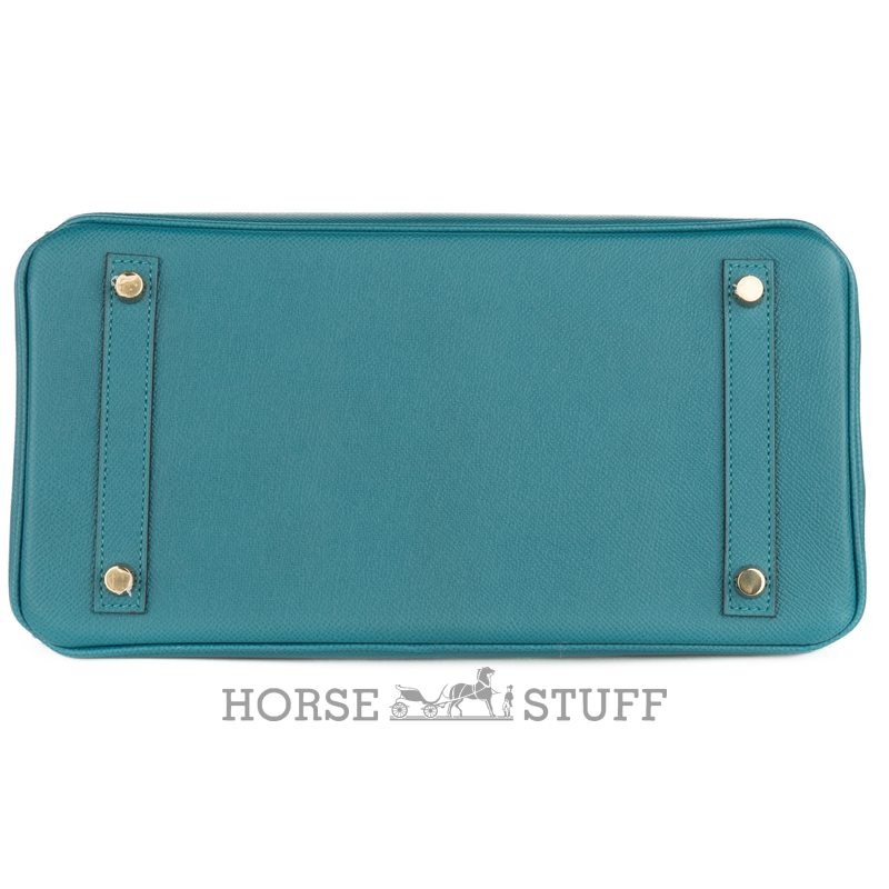 Hermès Birkin 30 Blue Pale Clemence GHW