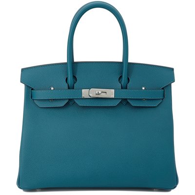 Hermès Birkin 30 Vert Bosphore Epsom PHW