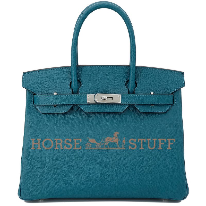 Hermès Birkin 30 Vert Bosphore Epsom PHW