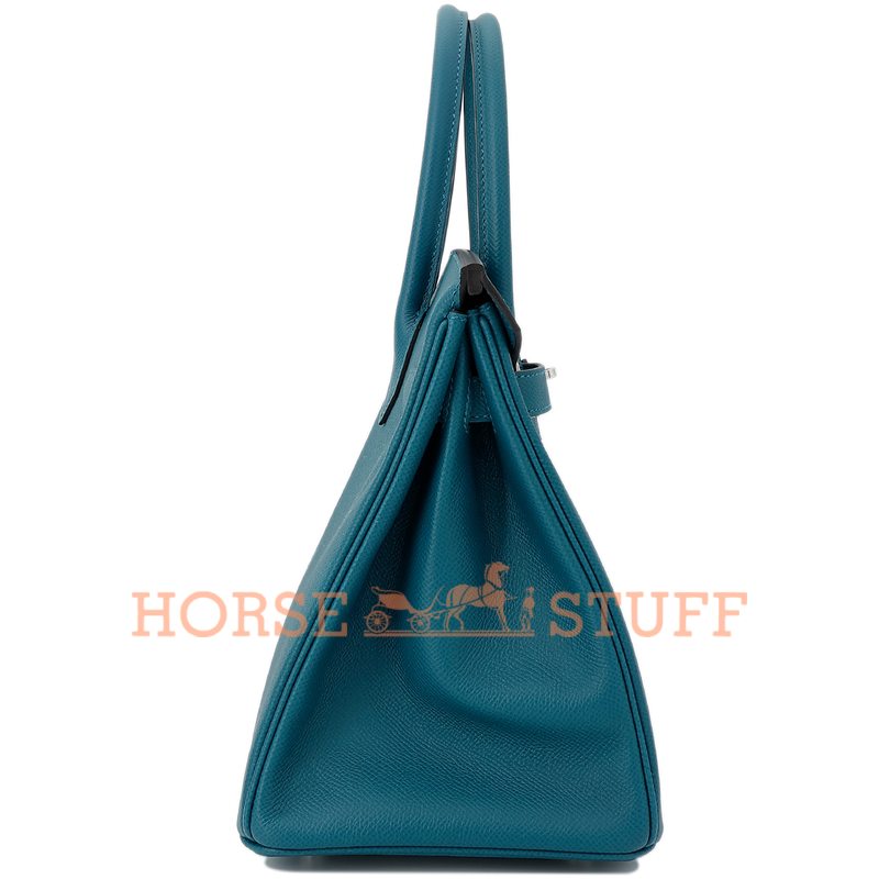 Hermès Birkin 30 Vert Bosphore Epsom PHW