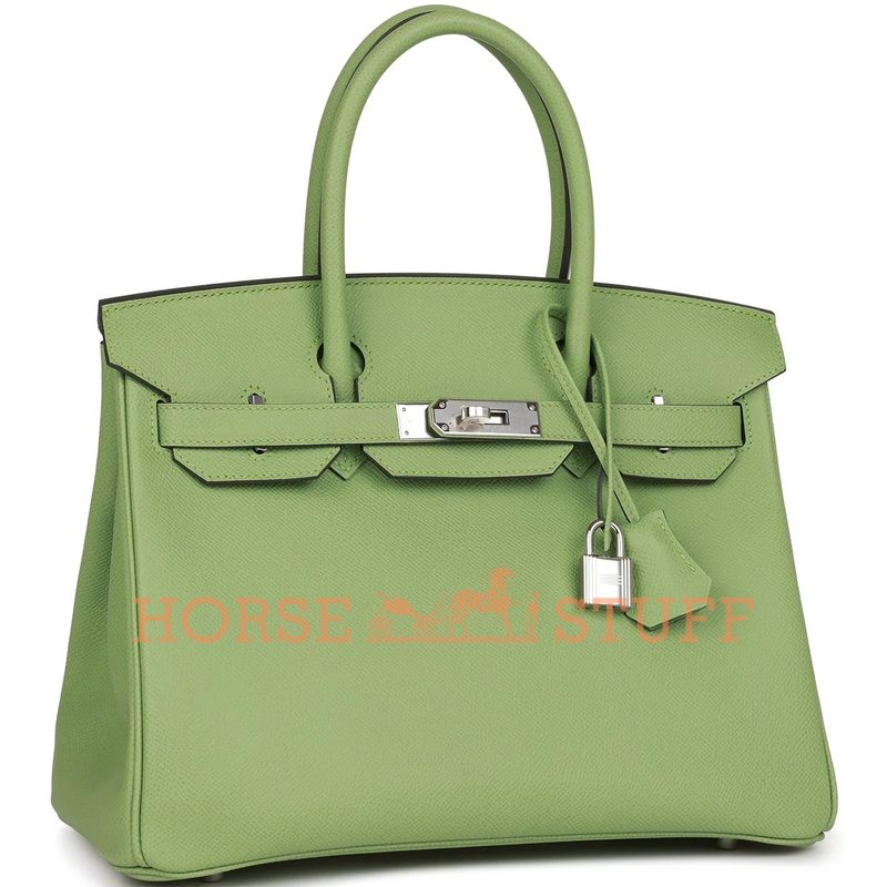 Hermès Birkin 30 Vert Criquet Epsom PHW