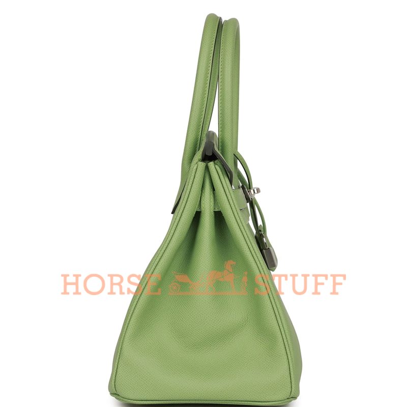 Hermès Birkin 30 Vert Criquet Epsom PHW