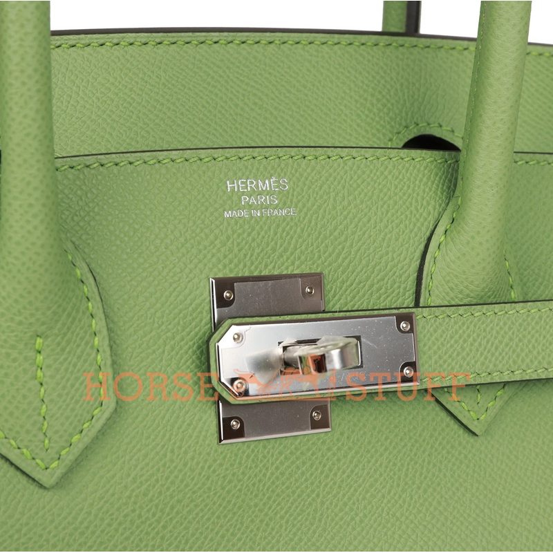 Hermès Birkin 30 Vert Criquet Epsom PHW