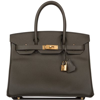 Hermès Birkin 30 Vert de Gris Epsom GHW