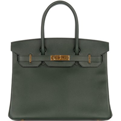 Hermès Birkin 30 Vert Fonce Epsom GHW