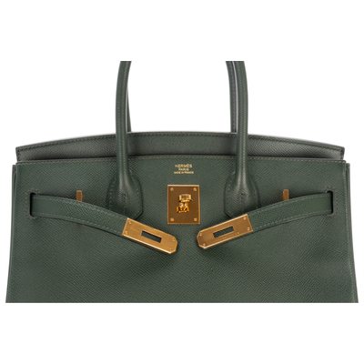 Hermès Birkin 30 Vert Fonce Epsom GHW