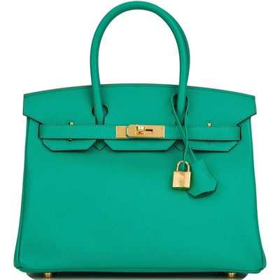 Hermès Birkin 30 Vert Jade Epsom GHW