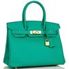 Hermès Birkin 30 Vert Jade Epsom GHW