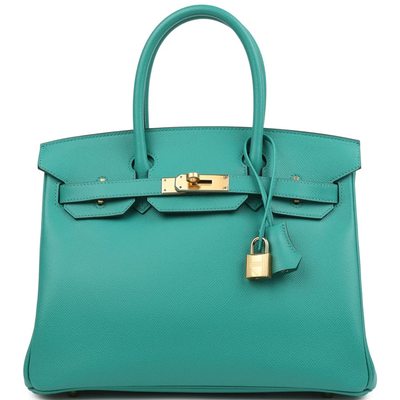 Hermès Birkin 30 Vert Verone Epsom GHW