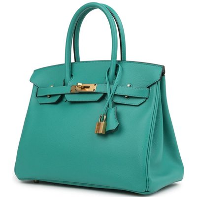 Hermès Birkin 30 Vert Verone Epsom GHW