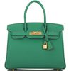 Hermès Birkin 30 Vert Vertigo Epsom GHW