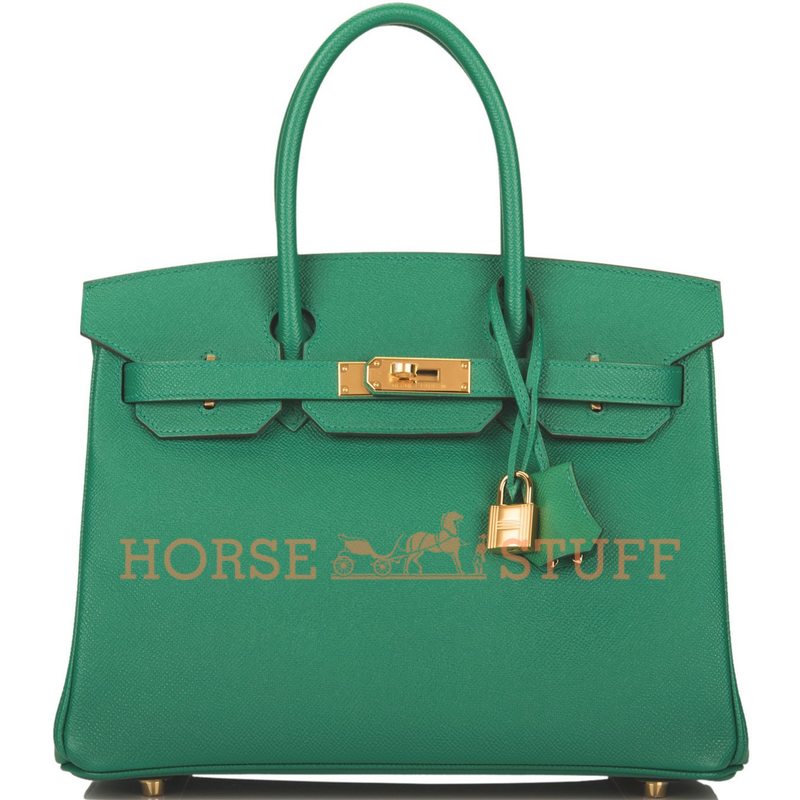 Hermès Birkin 30 Vert Vertigo Epsom GHW