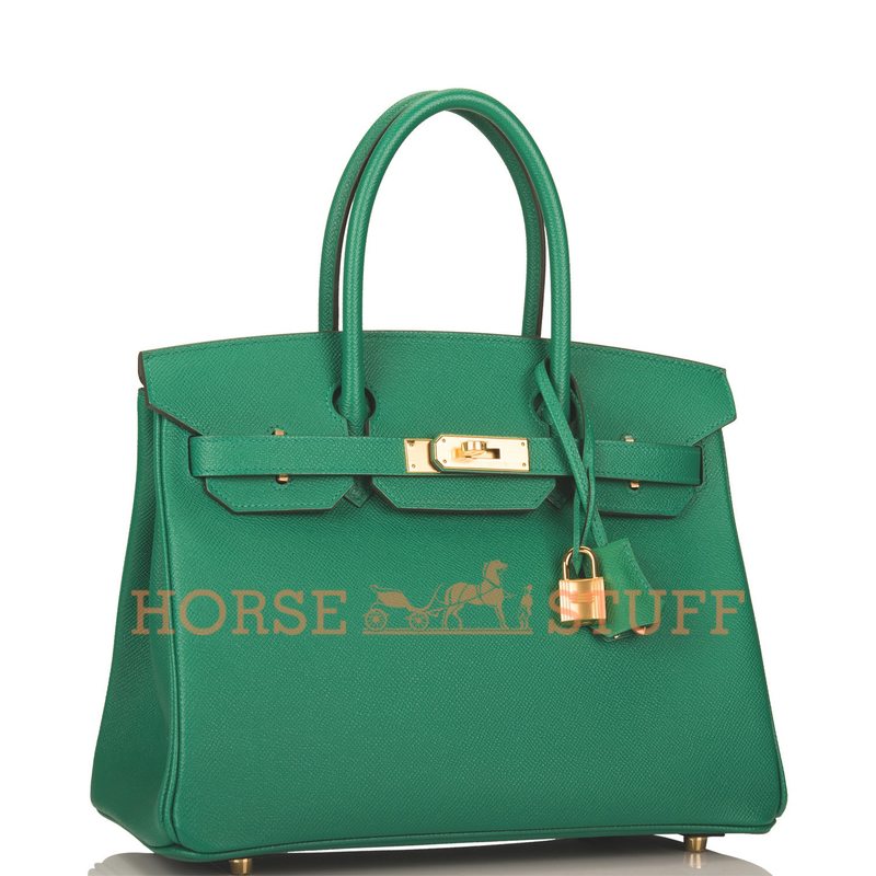 Hermès Birkin 30 Vert Vertigo Epsom GHW