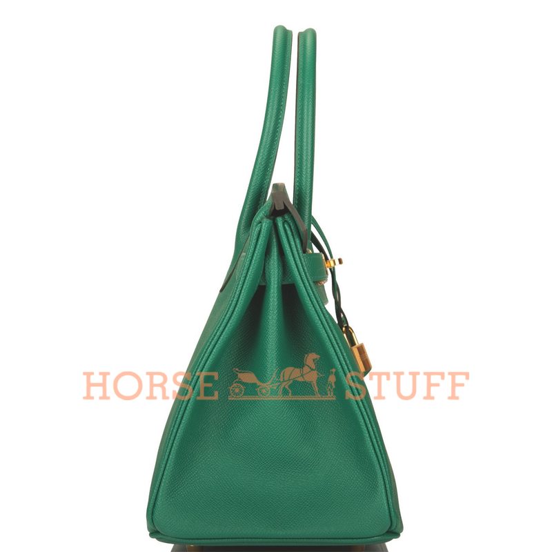 Hermès Birkin 30 Vert Vertigo Epsom GHW