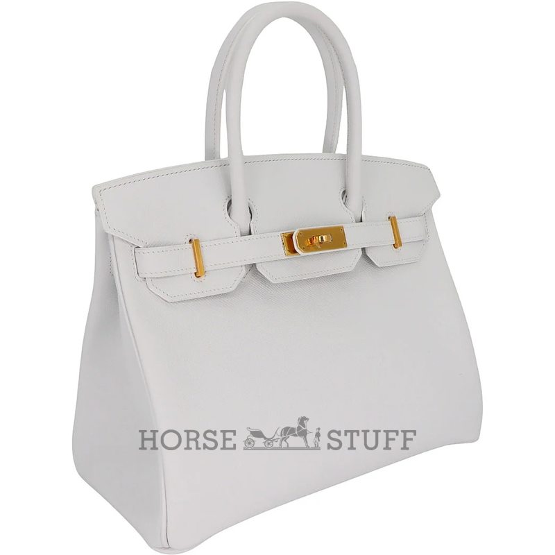 Hermès Birkin 30 White Epsom GHW