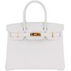 Hermès Birkin 30 White Epsom GHW