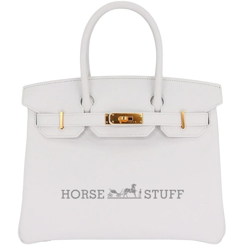Hermès Birkin 30 White Epsom GHW