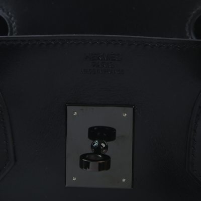 Hermès Birkin 30 Limited Edition "So Black" Black Box Calf PVD ( Black Hardware )