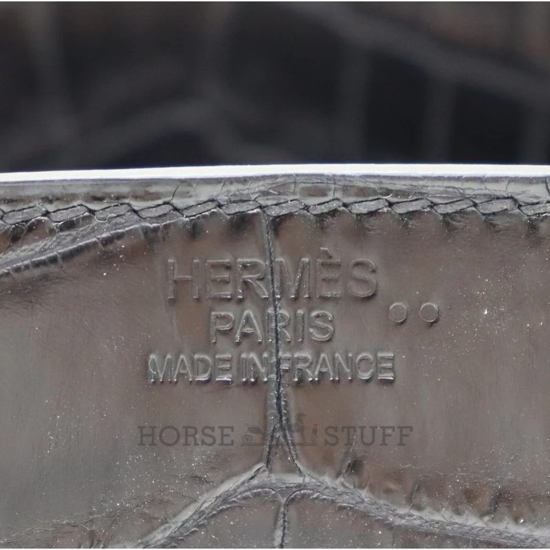Hermès Birkin 30 Limited Edition "So Black" Black Matte Crocodile Niloticus PVD ( Black Hardware )