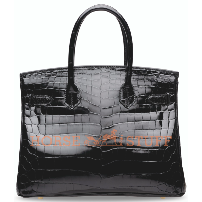 Hermès Birkin 30 Black Lisse Crocodile Niloticus GHW