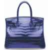 Hermès Birkin 30 Blue Electrique Lisse Crocodile Niloticus PHW