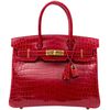 Hermès Birkin 30 Braise Lisse Crocodile Niloticus GHW