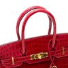 Hermès Birkin 30 Braise Lisse Crocodile Niloticus GHW