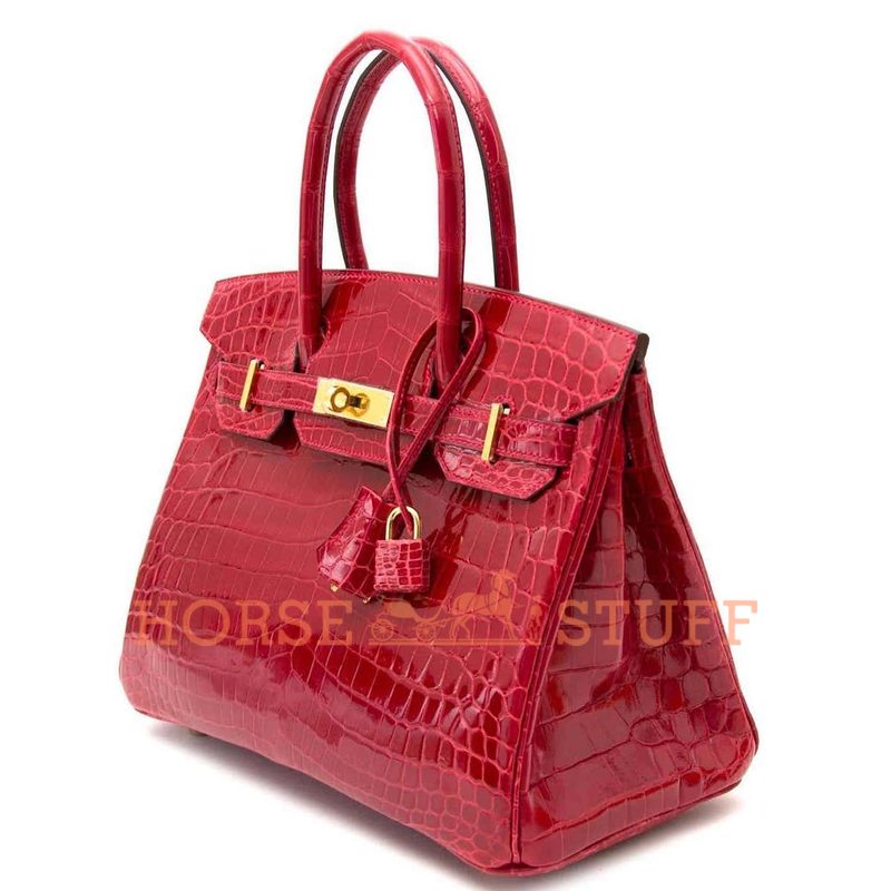 Hermès Birkin 30 Braise Lisse Crocodile Niloticus GHW