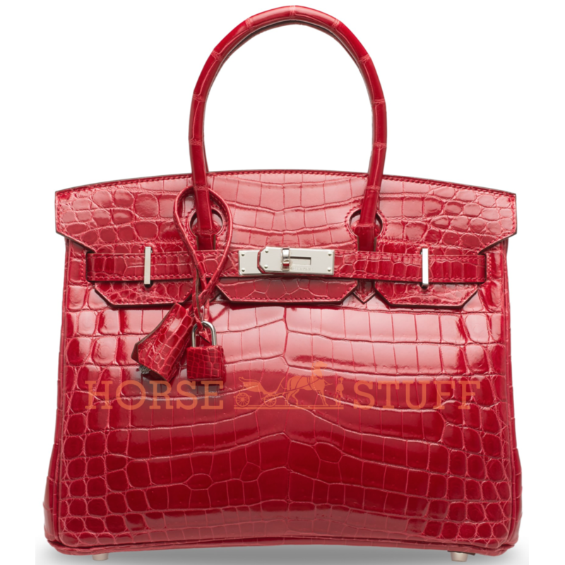 Hermès Birkin 30 Braise Lisse Crocodile Niloticus PHW