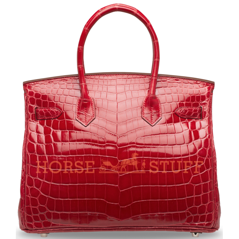 Hermès Birkin 30 Braise Lisse Crocodile Niloticus PHW