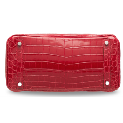 Hermès Birkin 30 Braise Lisse Crocodile Niloticus PHW