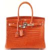 Hermès Birkin 30 Feu Lisse Crocodile Niloticus PHW