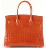 Hermès Birkin 30 Feu Lisse Crocodile Niloticus PHW