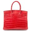 Hermès Birkin 30 Geranium Lisse Crocodile Niloticus PHW