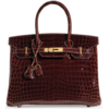 Hermès Birkin 30 Havane Lisse Crocodile Niloticus GHW