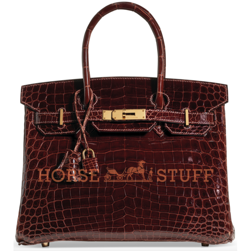 Hermès Birkin 30 Havane Lisse Crocodile Niloticus GHW