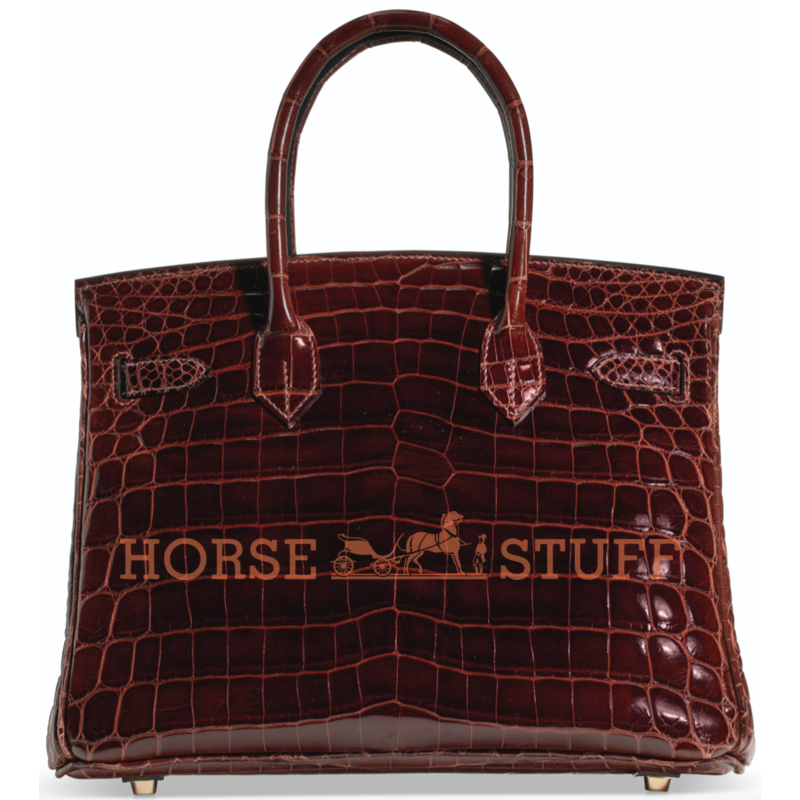 Hermès Birkin 30 Havane Lisse Crocodile Niloticus GHW