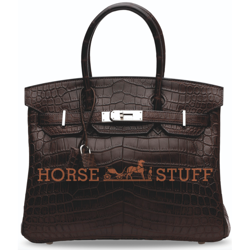 Hermès Birkin 30 Havane Matte Crocodile Niloticus PHW