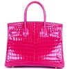 Hermès Birkin 30 Special Order HSS Rose Scheherazade Lisse Crocodile Niloticus RGHW