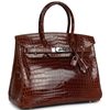 Hermès Birkin 30 Miel Shiny Crocodile Niloticus PHW
