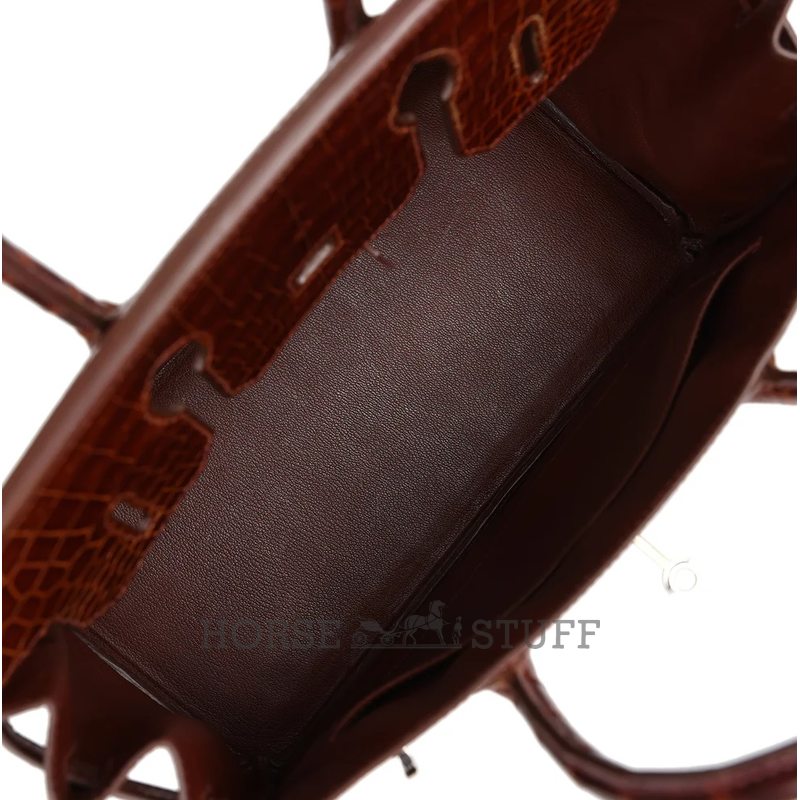 Hermès Birkin 30 Miel Shiny Crocodile Niloticus PHW