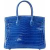 Hermès Birkin 30 Mykonos Lisse Crocodile Niloticus PHW