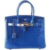 Hermès Birkin 30 Mykonos Lisse Crocodile Niloticus PHW