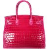 Hermès Birkin 30 Rose Pourpre Lisse Crocodile Niloticus PHW