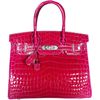 Hermès Birkin 30 Rose Pourpre Lisse Crocodile Niloticus PHW