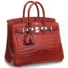 Hermès Birkin 30 Rouge H Lisse Crocodile Niloticus PHW