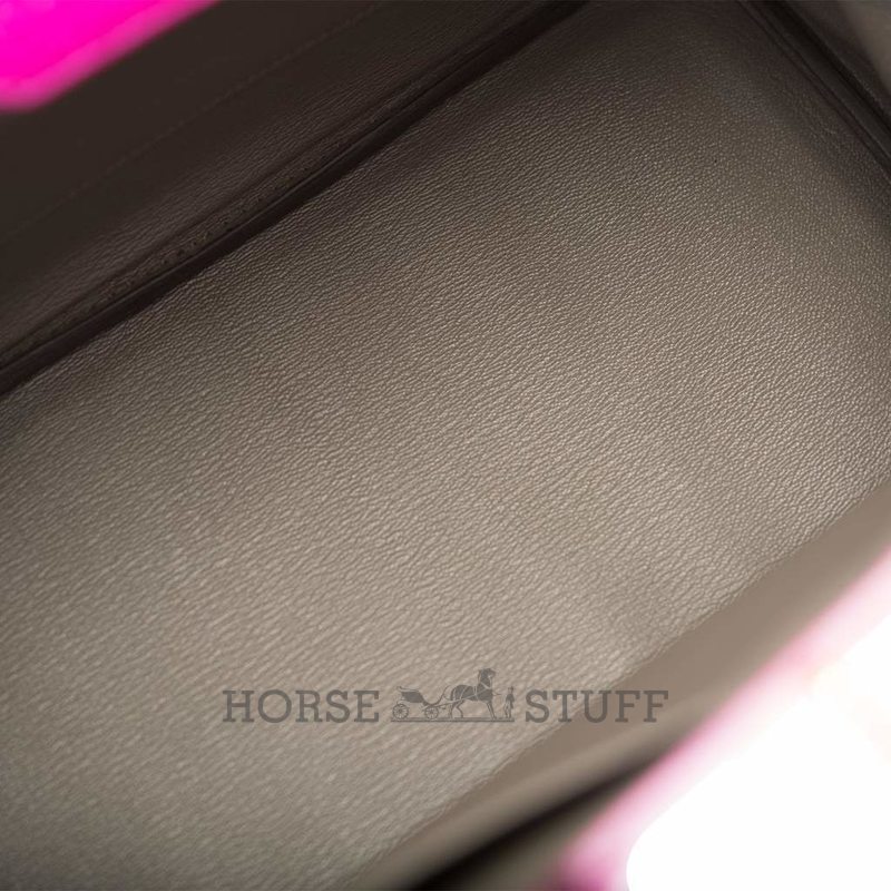 Hermès Birkin 30 Special Order HSS Rose Scheherazade / Etain Lisse Crocodile Niloticus GHW
