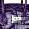 Hermès Birkin 30 Ultraviolet Shiny Crocodile Niloticus PHW