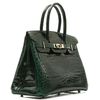 Hermès Birkin 30 Vert Fonce Lisse Crocodile Niloticus PHW